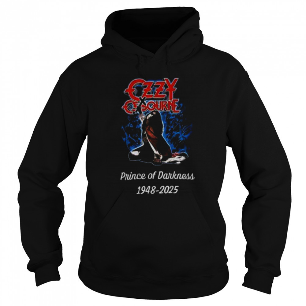 Ozzy Osbourne Blizzard of Ozz Prince of Darkness 1948 2025 shirt Sweatshirt