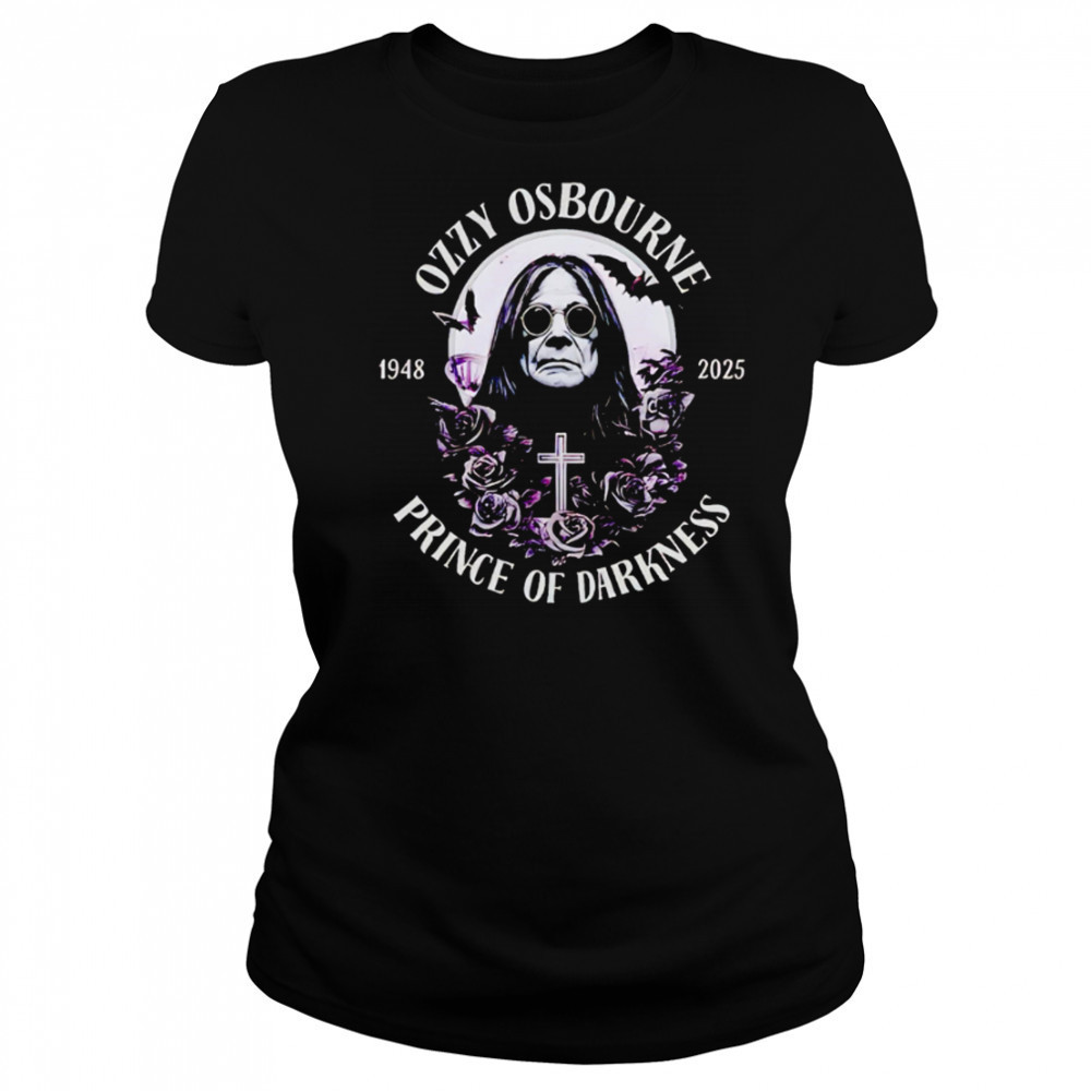 Ozzy osbourne prince of darkness rip shirt Women's T-shirt