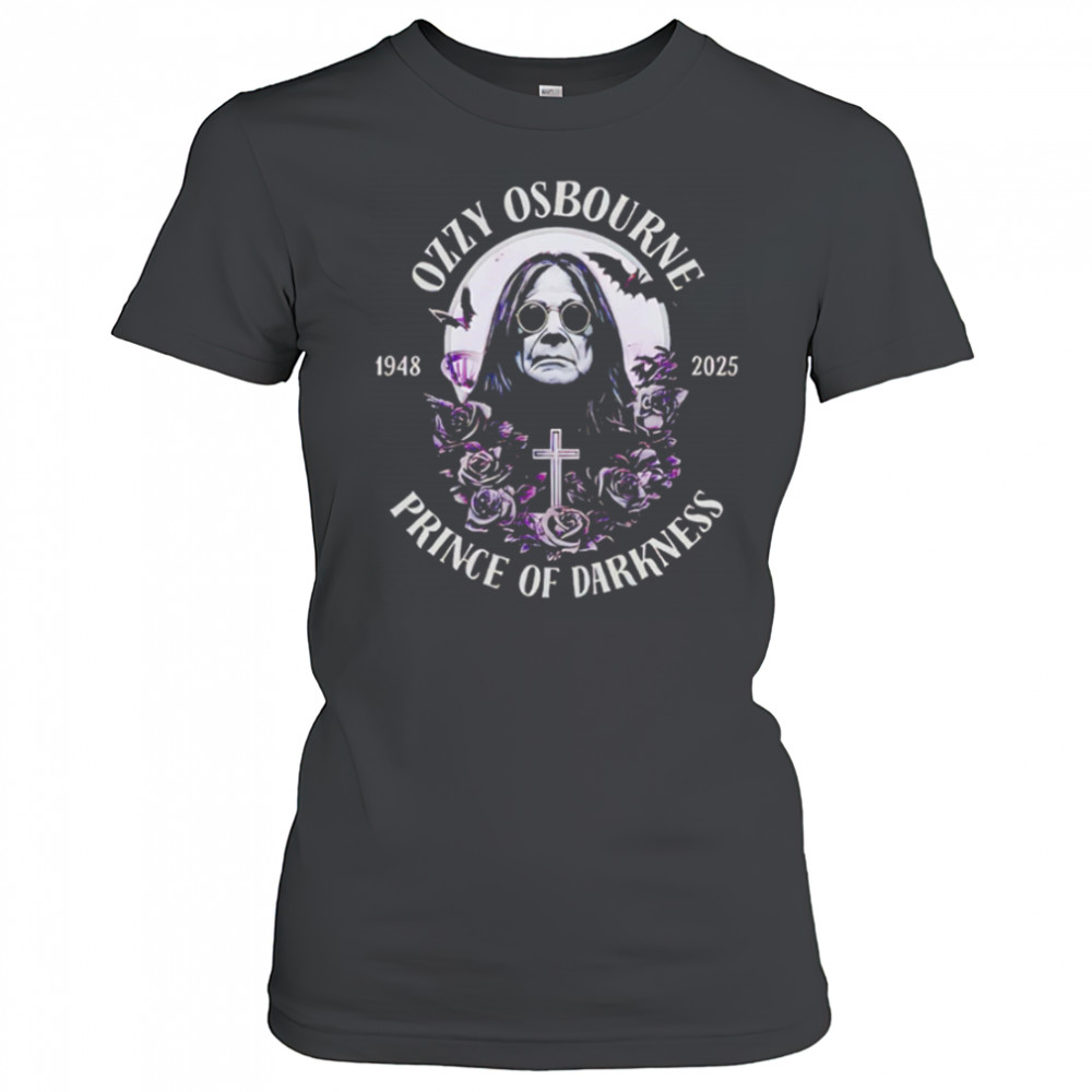 Ozzy osbourne prince of darkness rip shirt Women's T-shirt