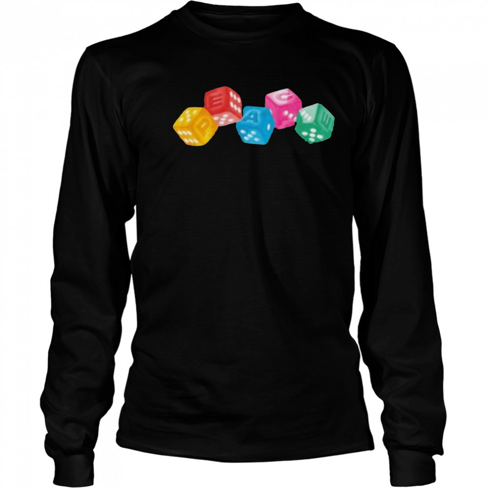 Peace dice shirt Long Sleeved