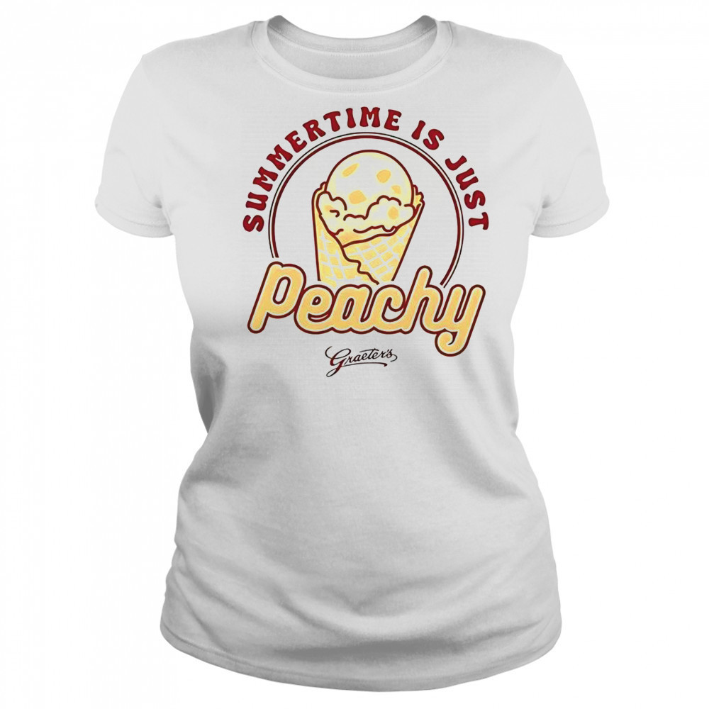 Peachy Summertime Is Just Ice Cream T-Shirt Women's T-shirt