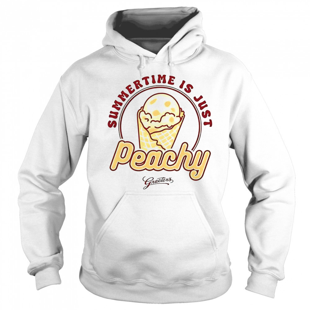 Peachy Summertime Is Just Ice Cream T-Shirt Sweatshirt