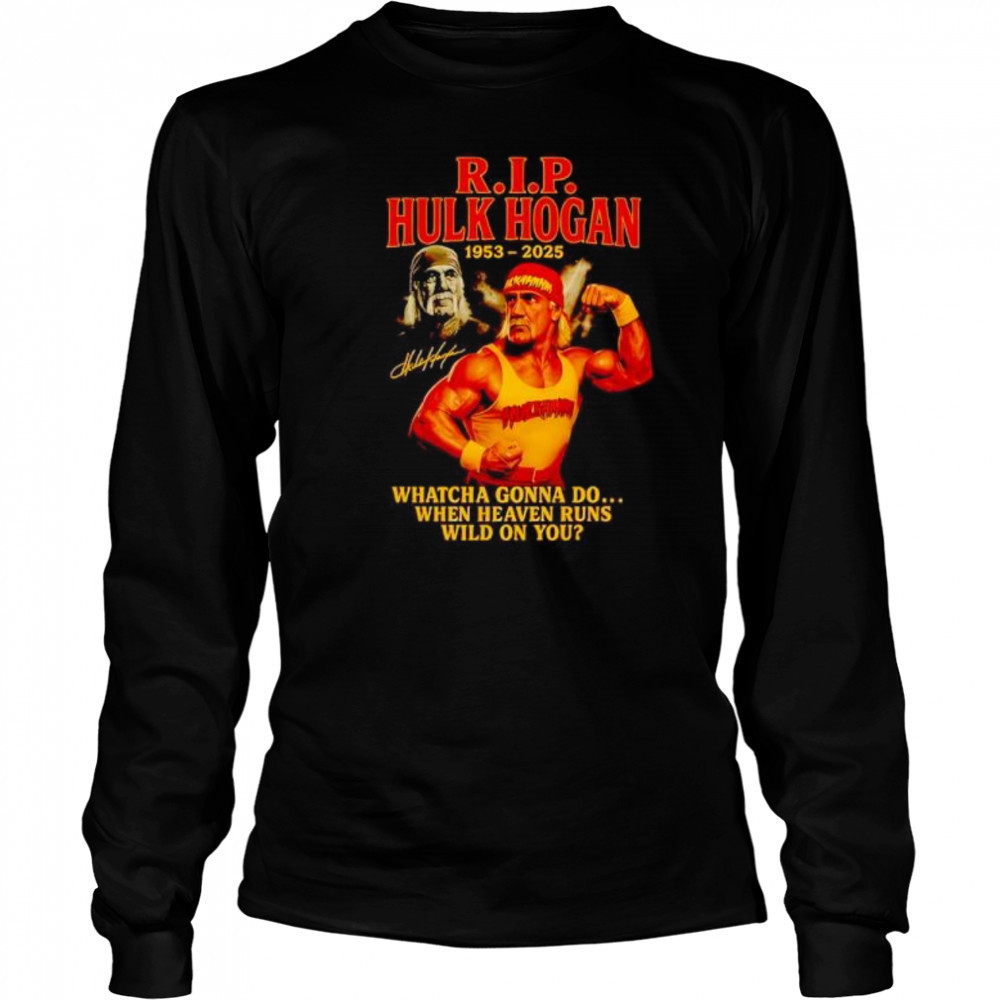 Rip Hulk hogan memorial shirt Long Sleeved