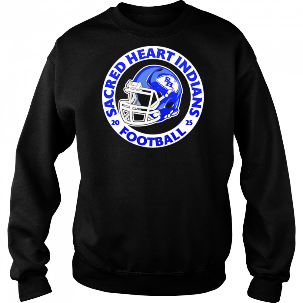 Sacred Heart Indians Football 2025 helmet shirt Hoodie