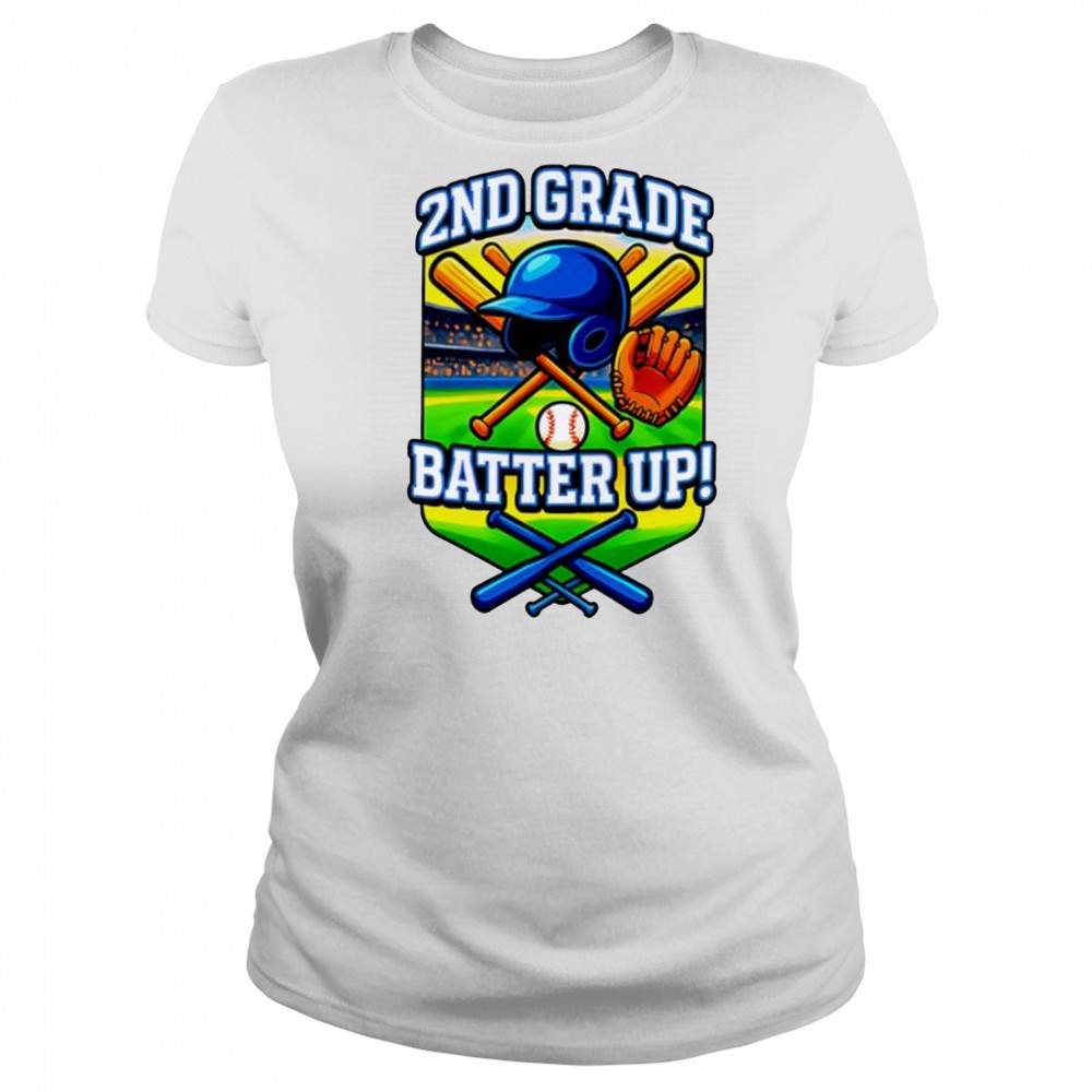 Second Grade Batter Up Funny Back To School shirt Women's T-shirt