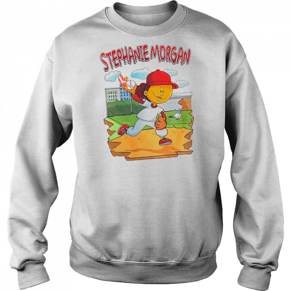 Stephanie Morgan baseball cartoon shirt Hoodie