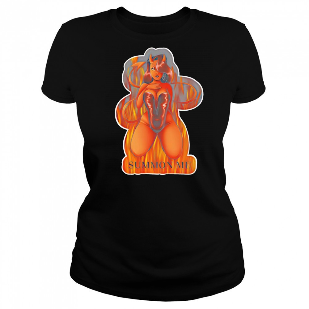Summon me Devil Pinup 2025 shirt Women's T-shirt