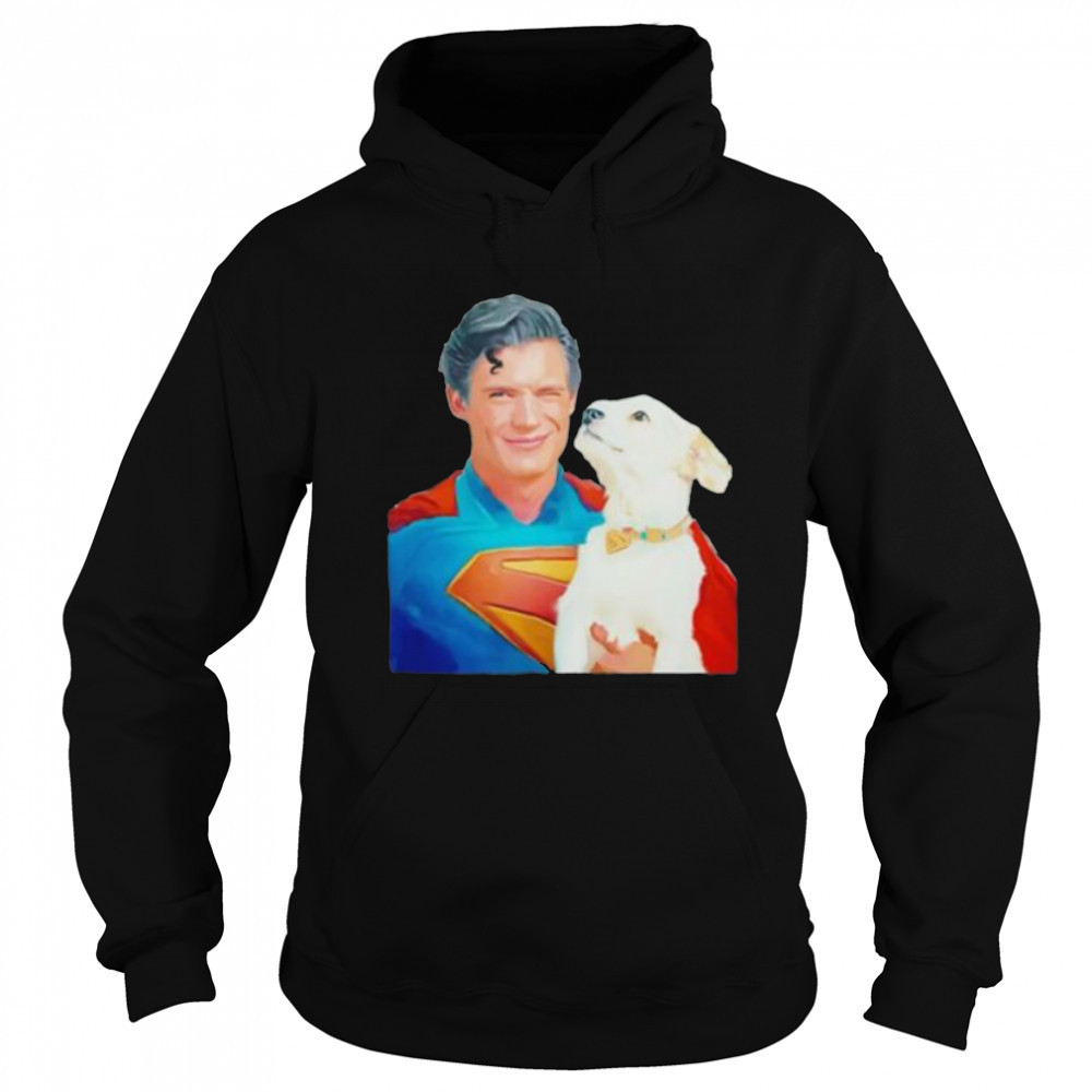 Superman Clark Kent and Dog Krypto shirt Sweatshirt