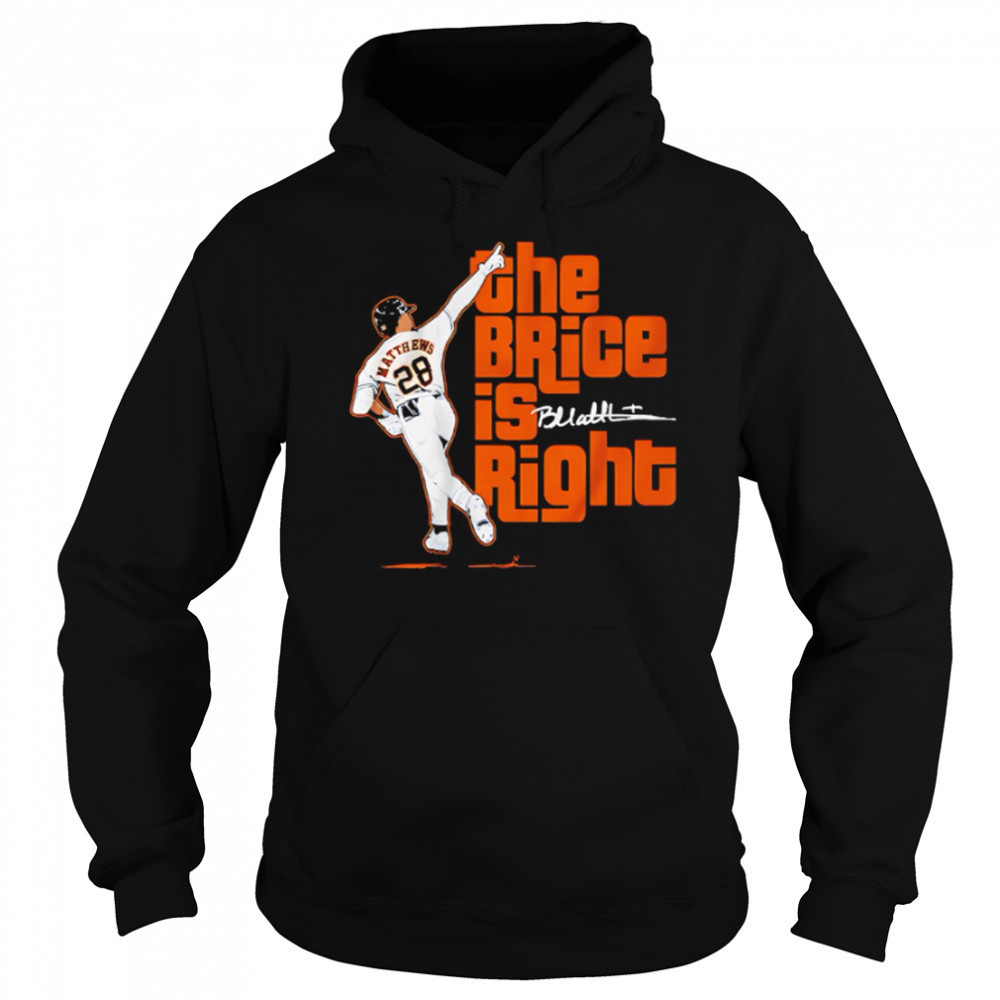 The Brice Is Right signature baseball shirt Sweatshirt
