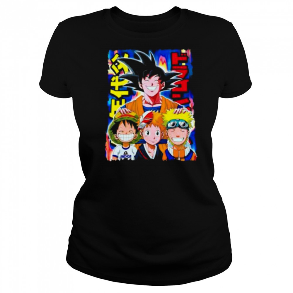 The Father of Anime Goku Luffy Naruto shirt Women's T-shirt