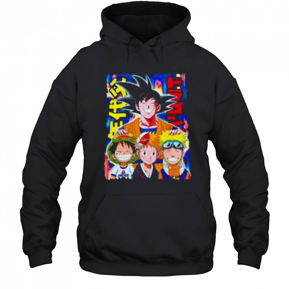 The Father of Anime Goku Luffy Naruto shirt Hoodie