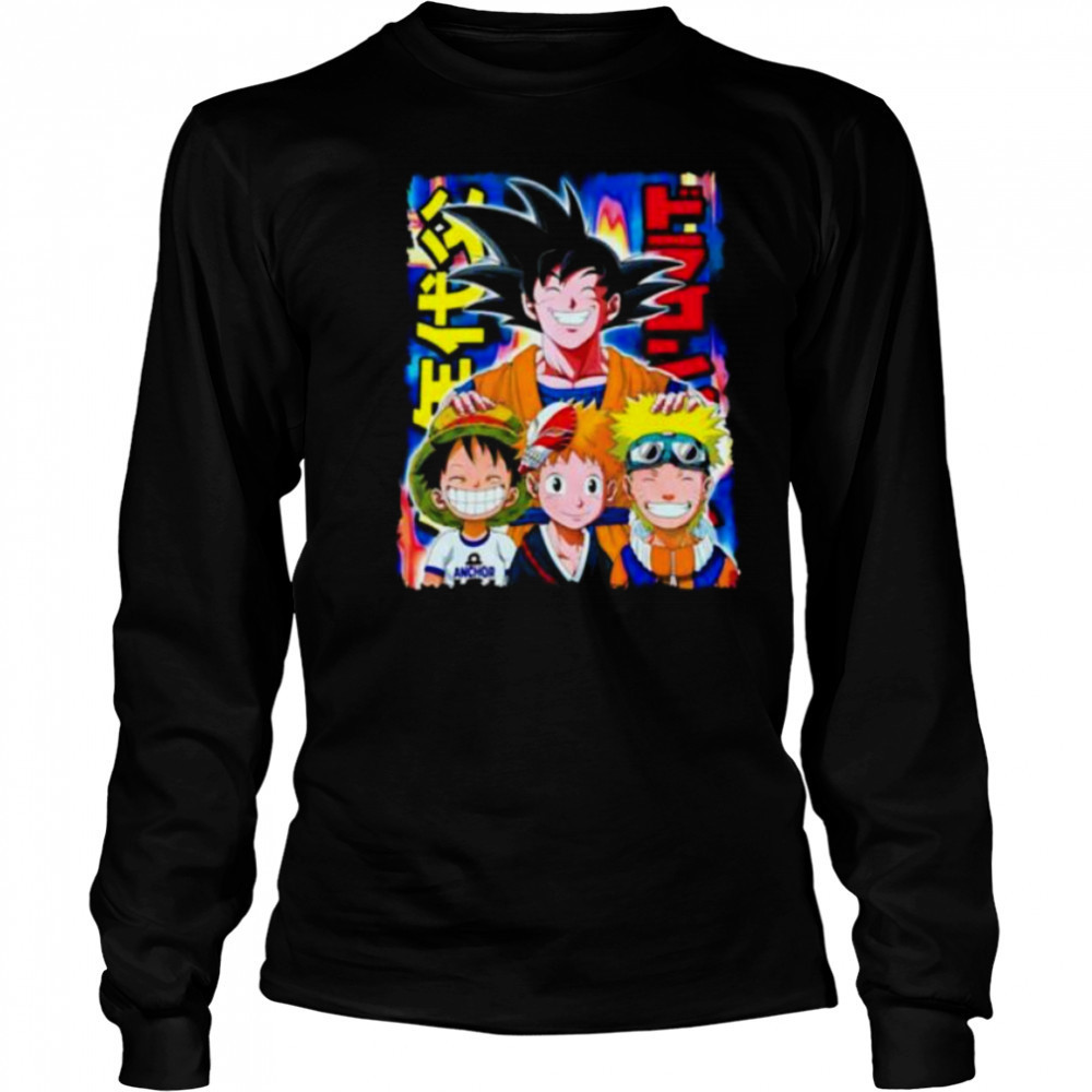 The Father of Anime Goku Luffy Naruto shirt Long Sleeved