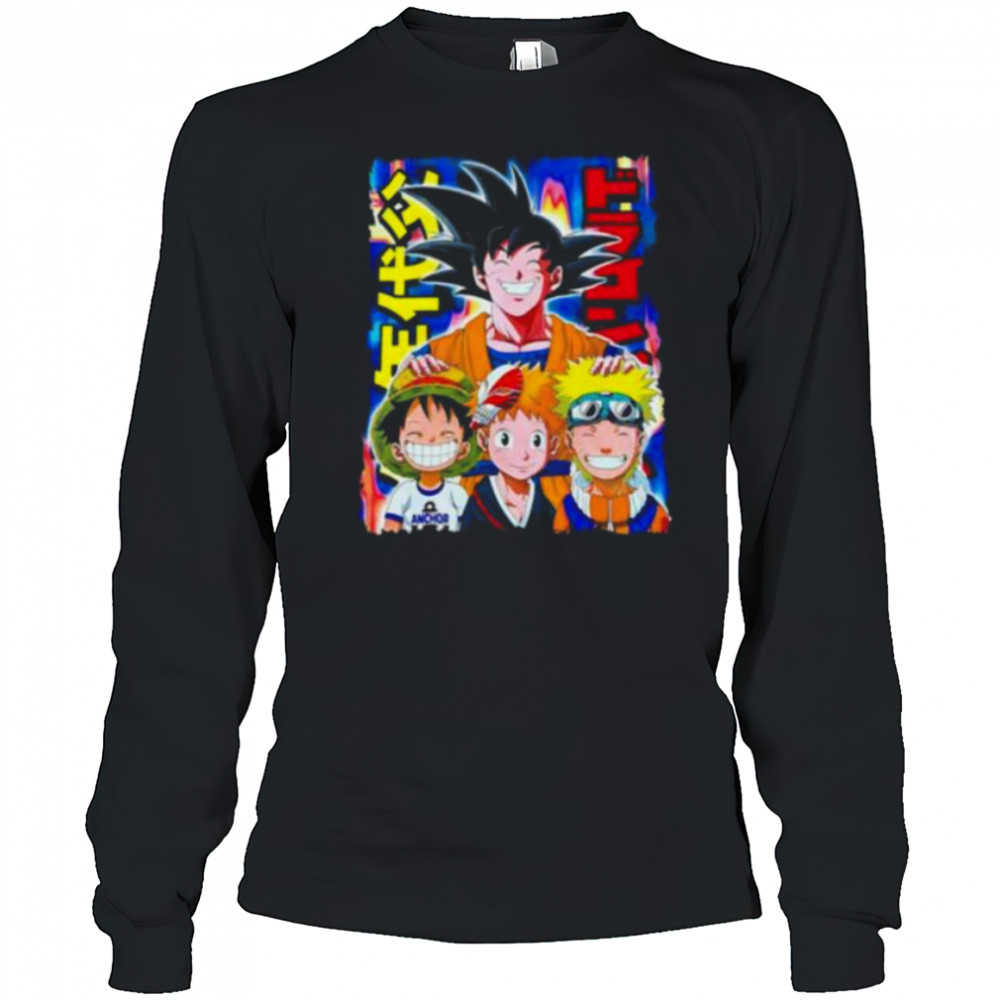 The Father of Anime Goku Luffy Naruto shirt Long Sleeved