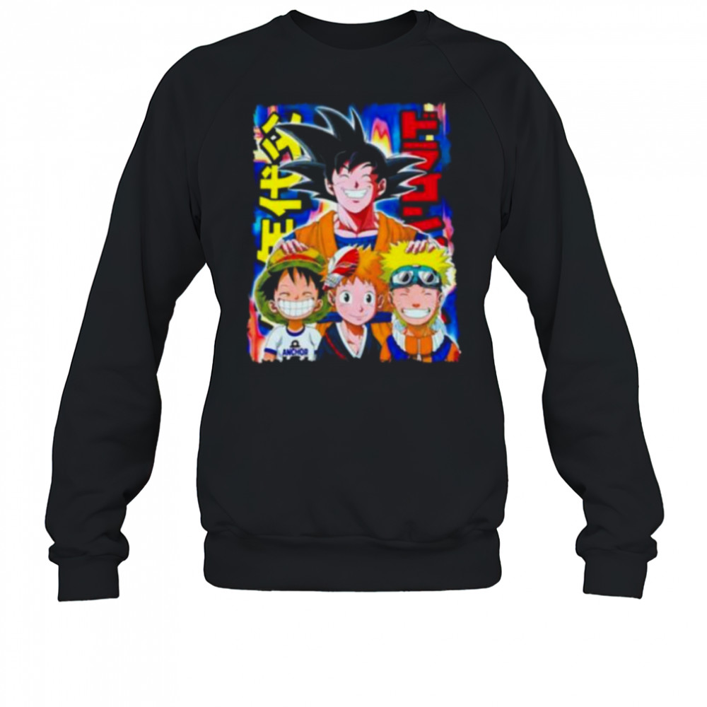The Father of Anime Goku Luffy Naruto shirt Sweatshirt