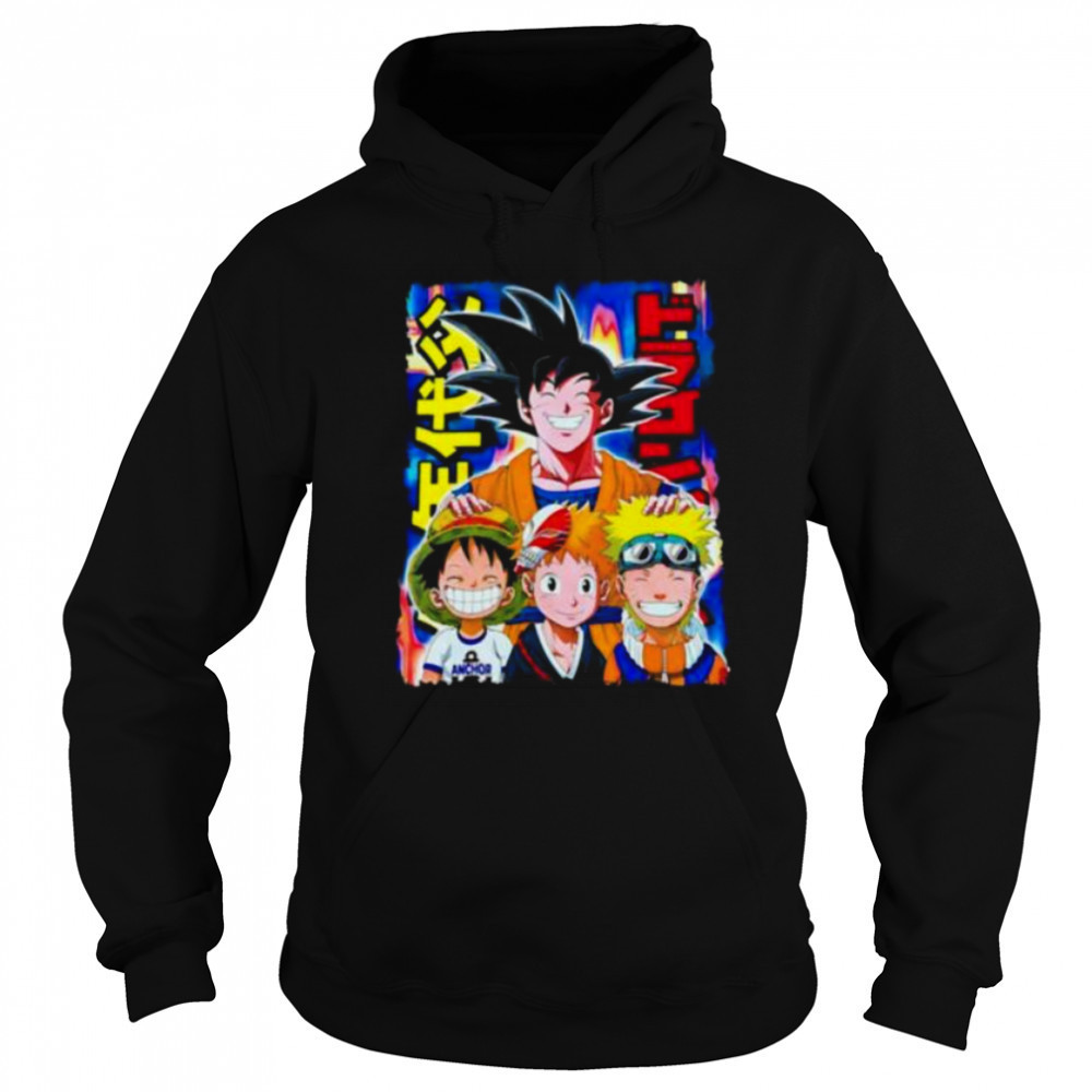The Father of Anime Goku Luffy Naruto shirt Sweatshirt
