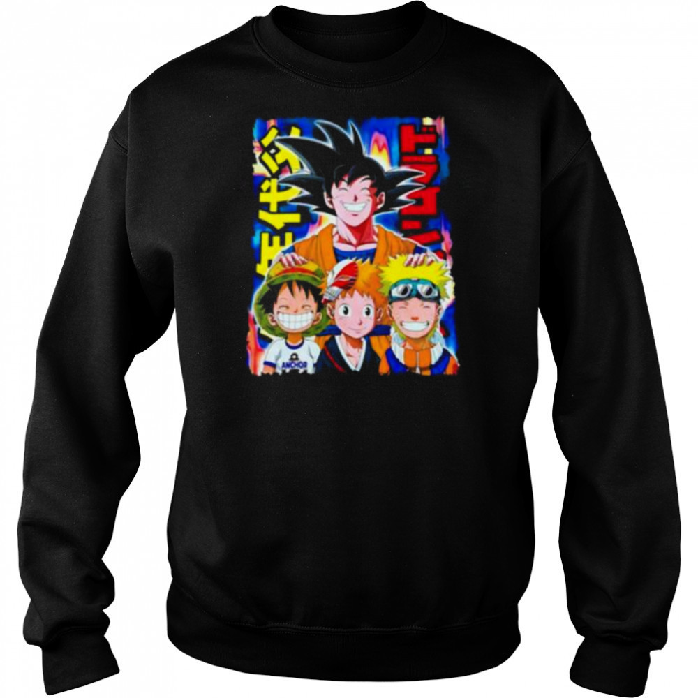 The Father of Anime Goku Luffy Naruto shirt Hoodie