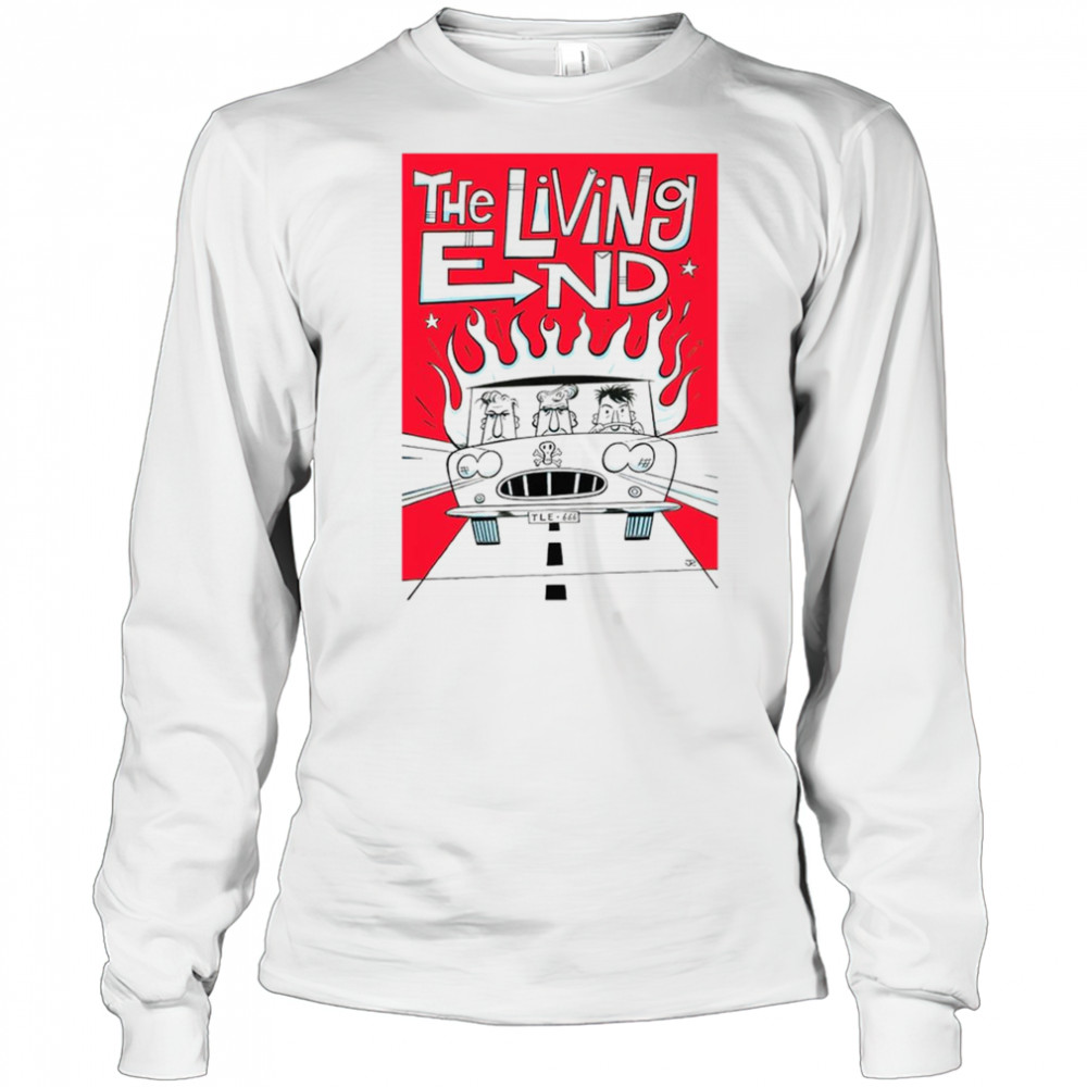 The Living End Cartoon Car Shirt Long Sleeved