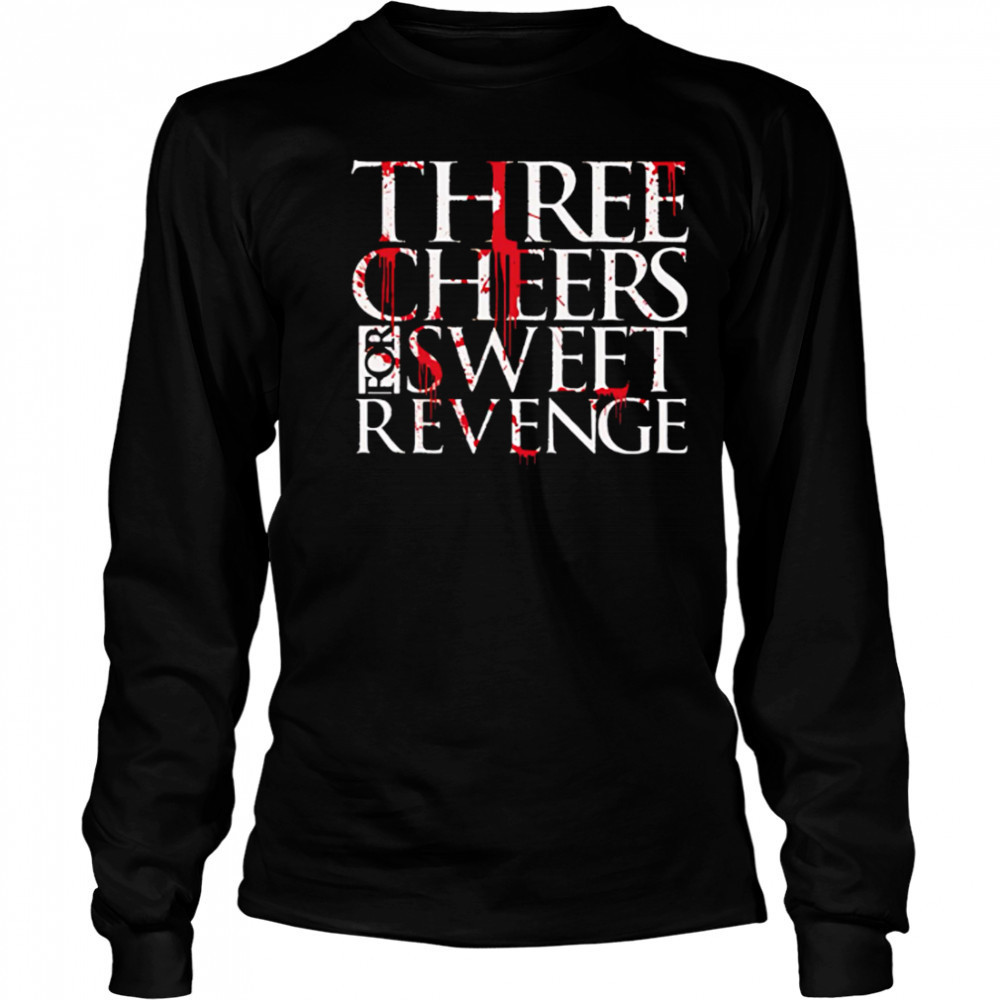 Three Cheers For Sweet Revenge blood stains shirt Long Sleeved