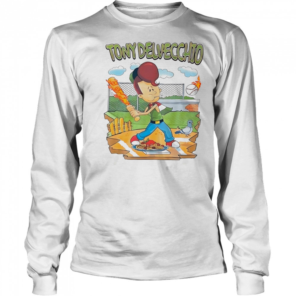 Tony Delvecchio cartoon shirt Long Sleeved