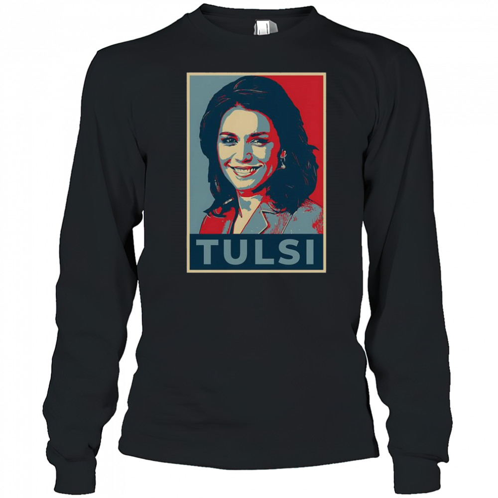Tulsi Gabbard Portrait Hope T-Shirt Long Sleeved