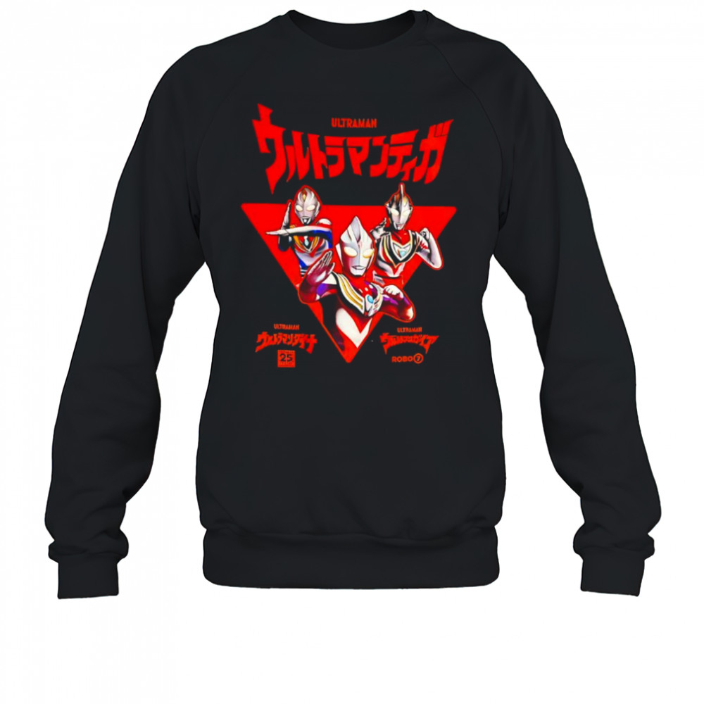 Ultraman Tiga Dyna Gaia superhero shirt Sweatshirt