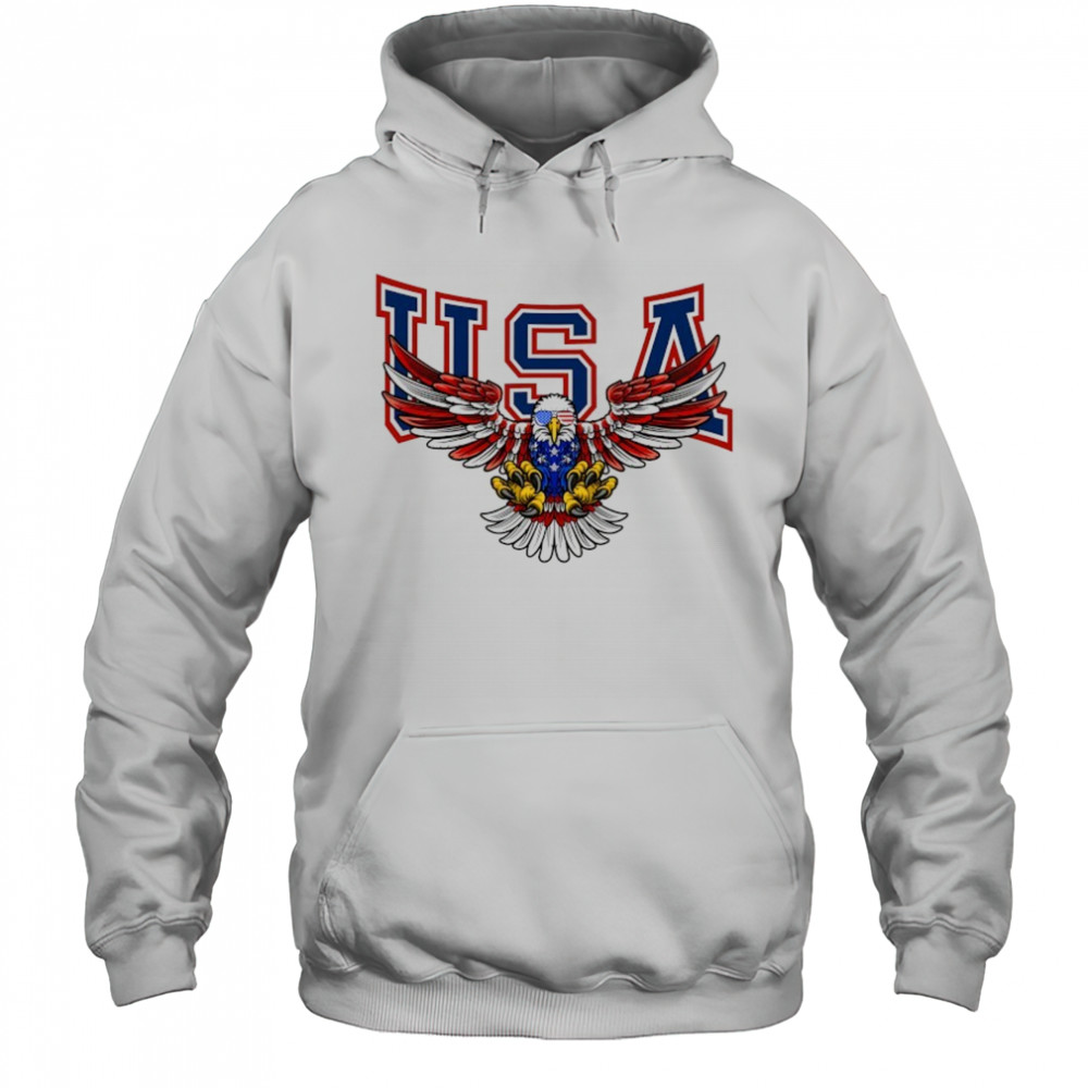 USA Eagle Fly logo shirt Hoodie