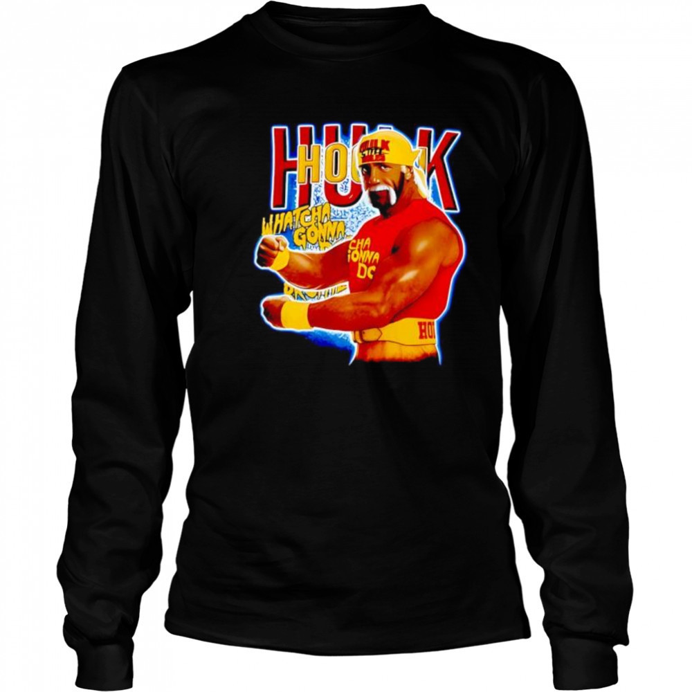Vintage Hulk hogan rip shirt Long Sleeved