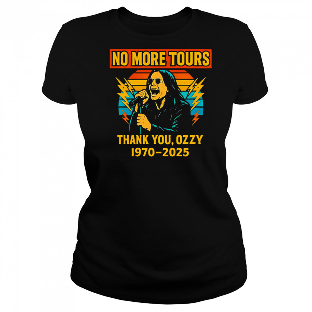 Vintage ozzy osbourne final no more tours shirt Women's T-shirt