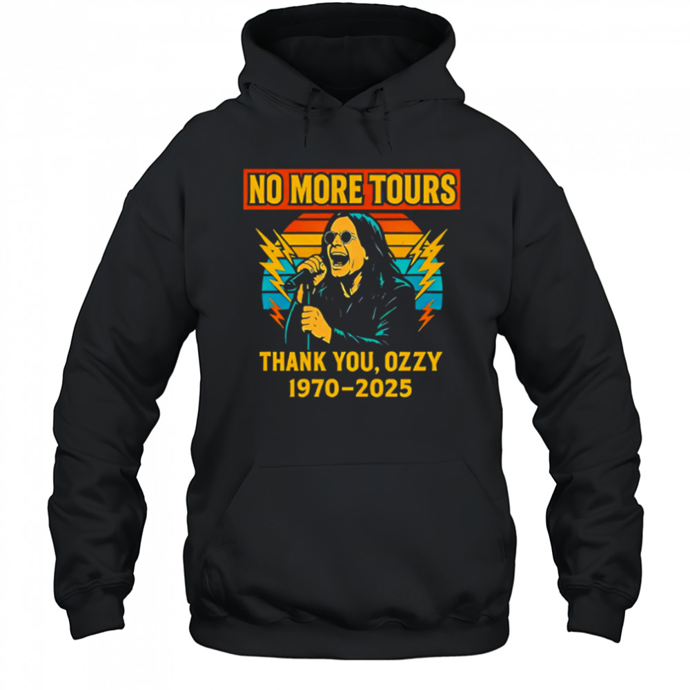 Vintage ozzy osbourne final no more tours shirt Hoodie