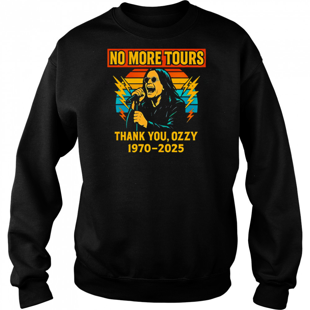 Vintage ozzy osbourne final no more tours shirt Hoodie