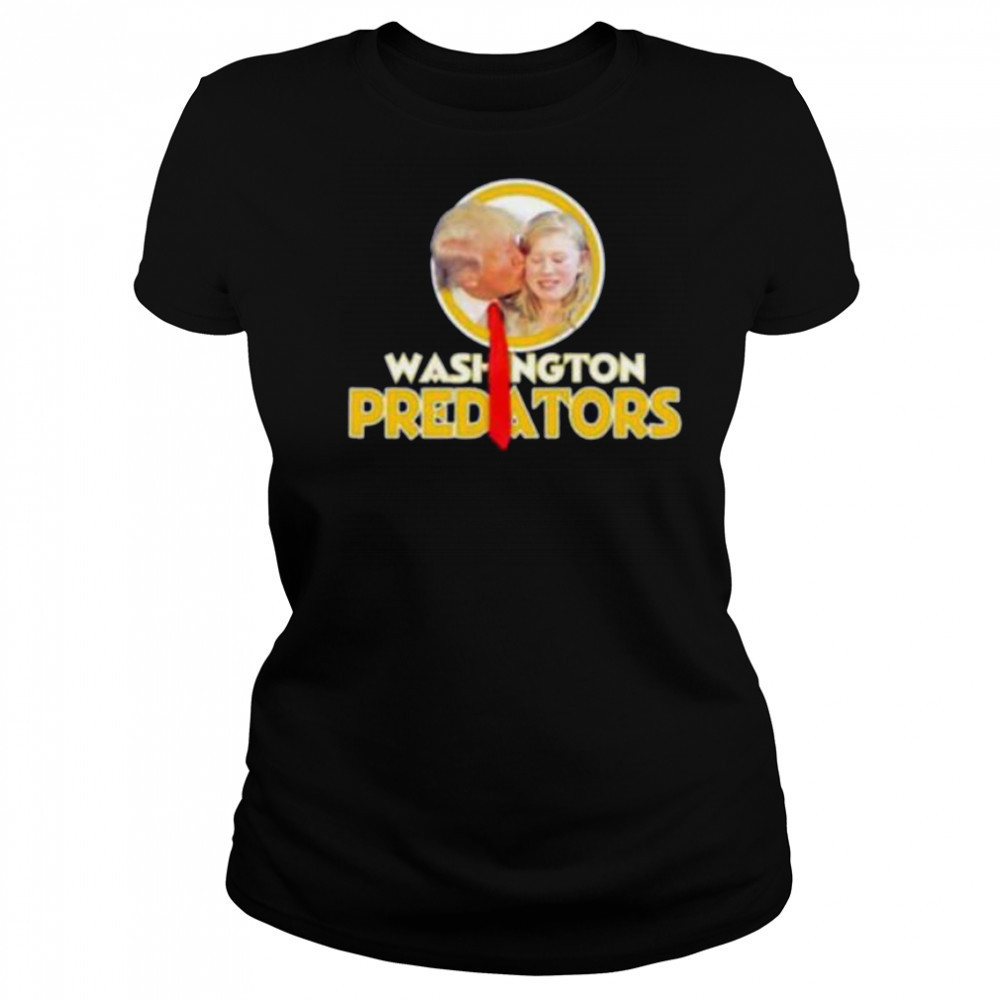 Washington Predators Donald Trump Washington Commanders logo shirt Women's T-shirt