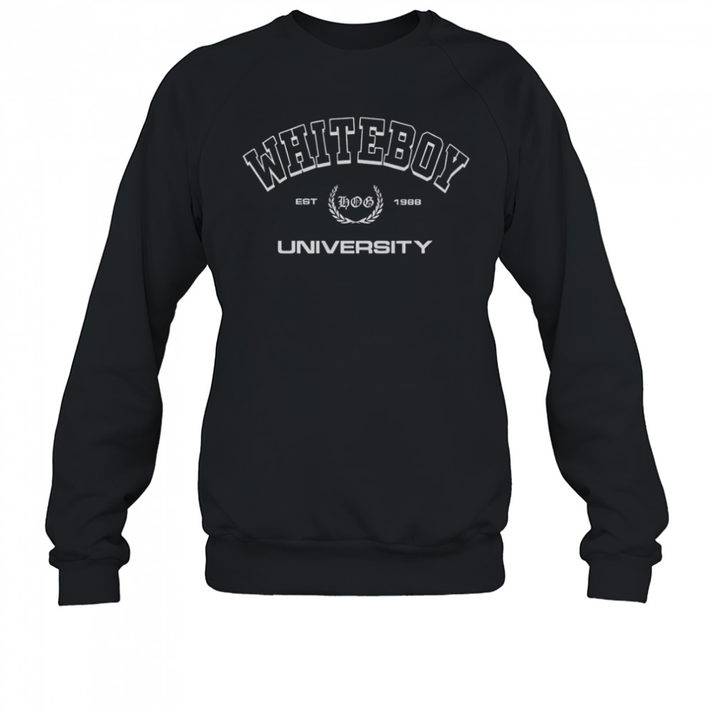 Whiteboy University Hang Over Gang Est 1988 T-Shirt Sweatshirt