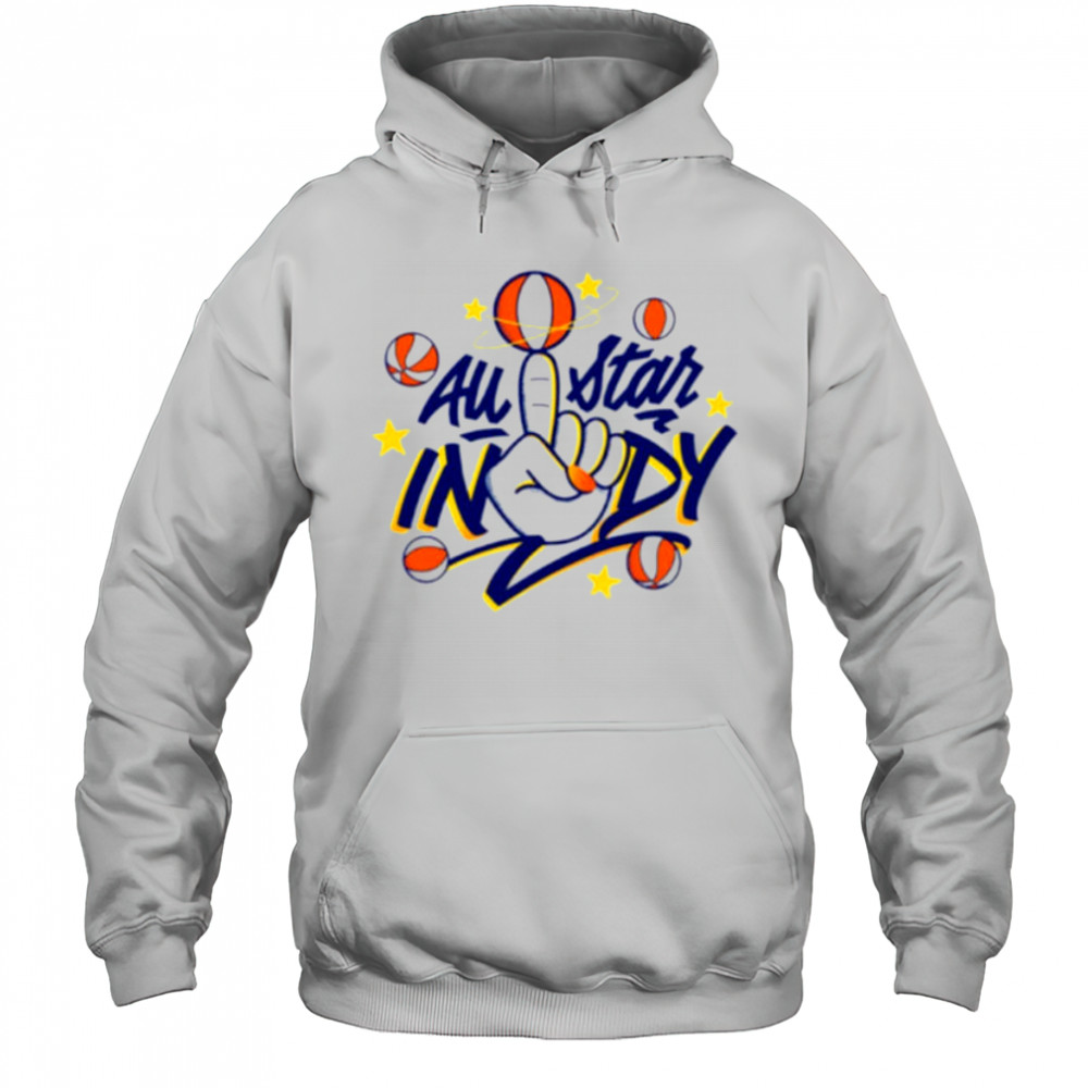 WNBA All Star Indy hand shirt Hoodie