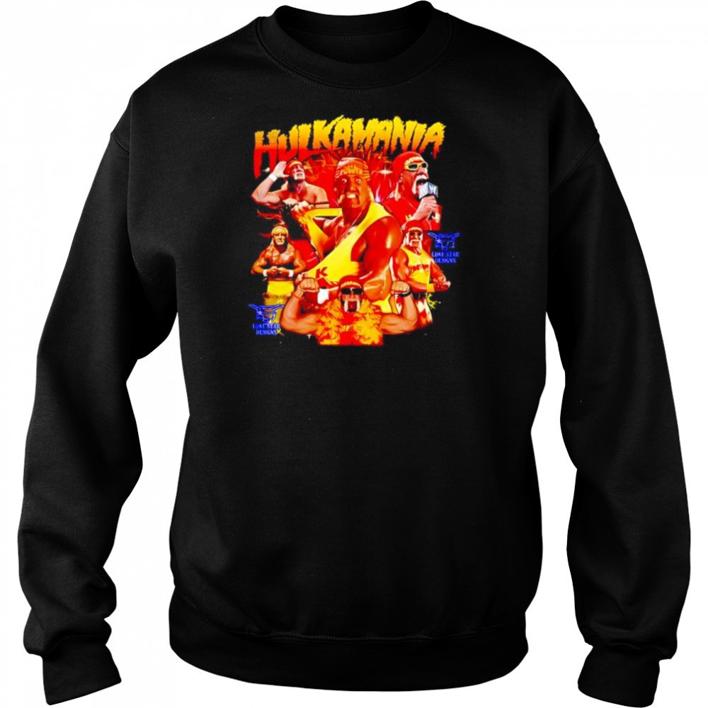 Wrestling legend hulkster collage hulkamania shirt Hoodie