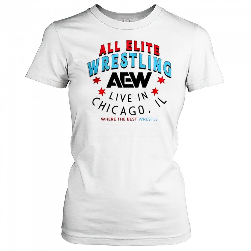 All Elite Wrestling Live In Chicago Show 2025 T-Shirt Women's T-shirt