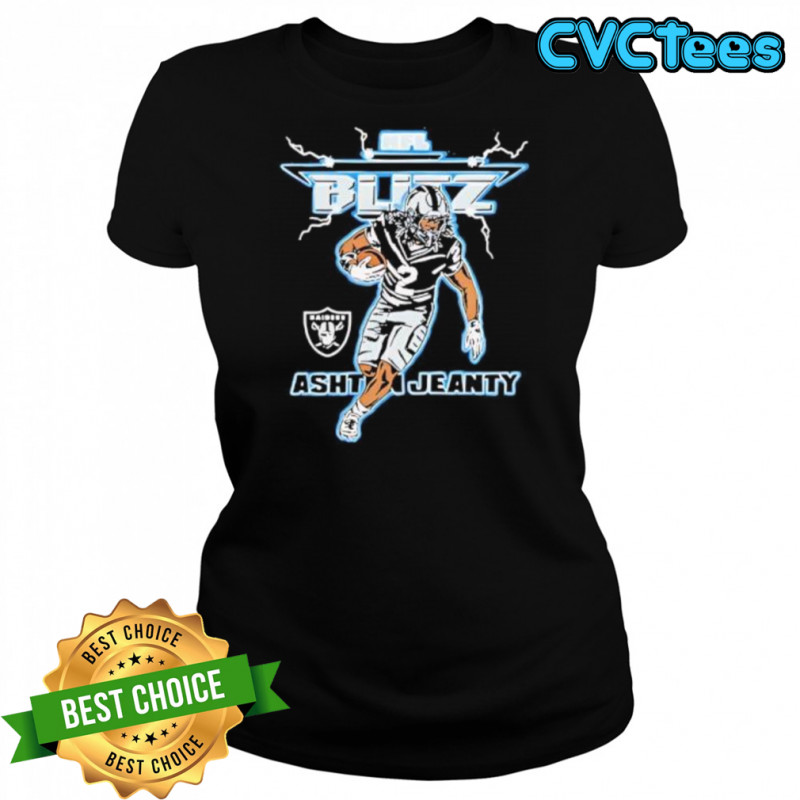Ashton jeanty NFL blitz las vegas raiders shirt Women's T-shirt