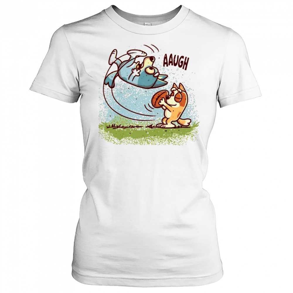 Bluey and Bingo X Peanuts Football Heelers shirt Women's T-shirt