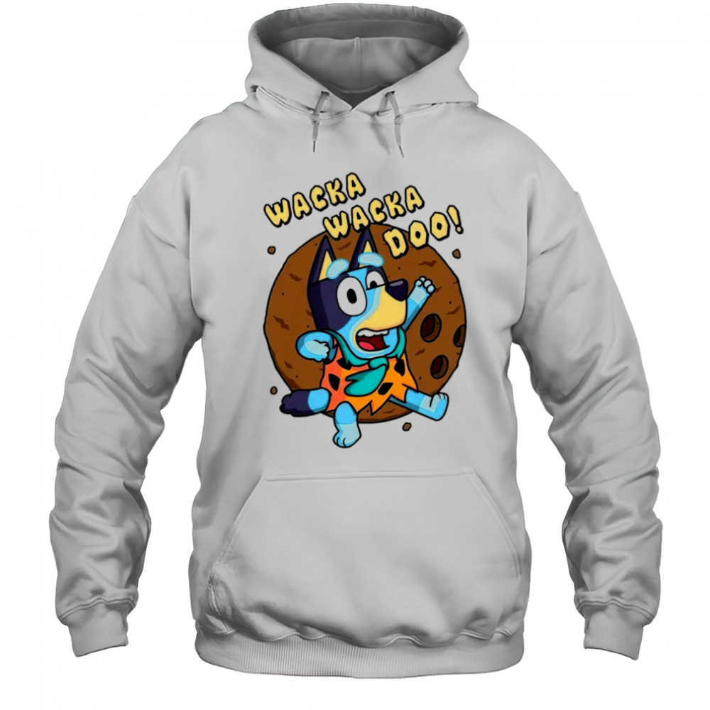Bluey as Fred Flintstone wacka wacka doo shirt Hoodie