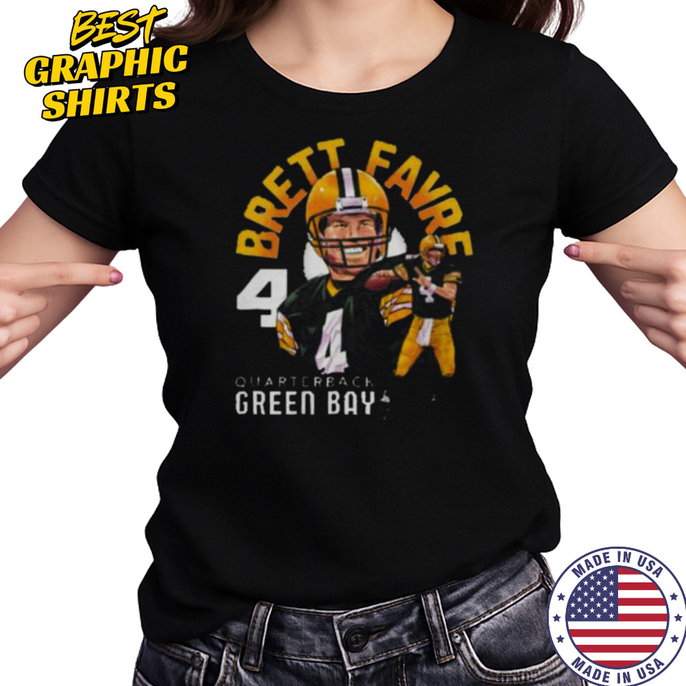 Brett Favre Green Bay Name Arc WHT Shirt Women's T-shirt