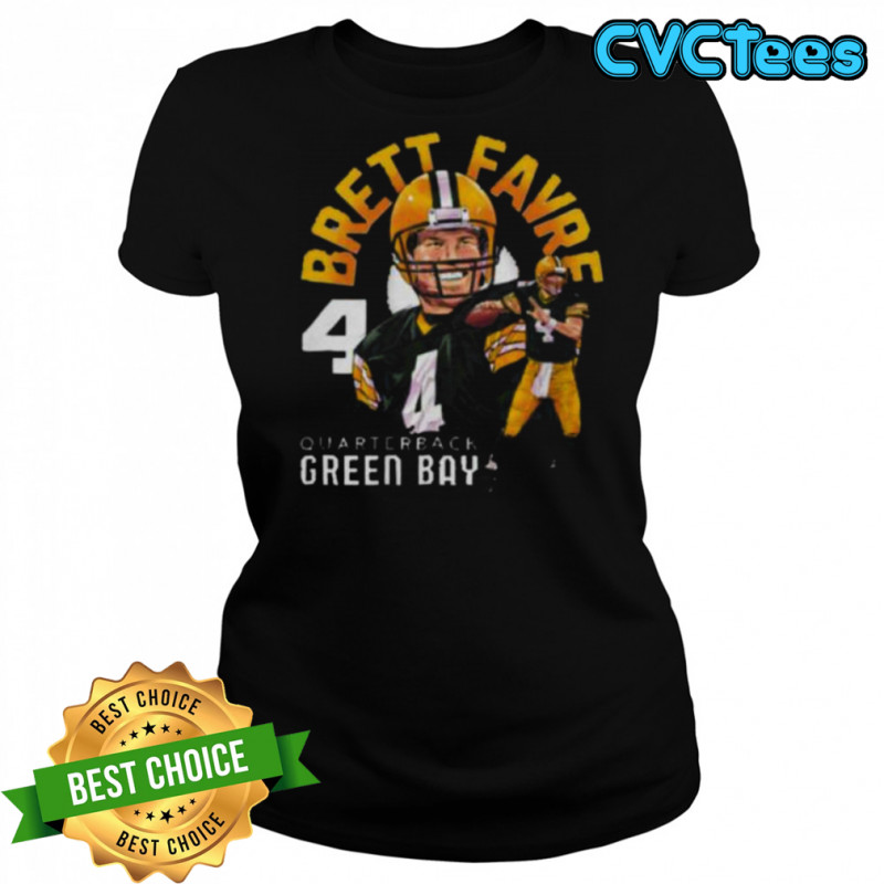 Brett Favre Green Bay Name Arc WHT Shirt Women's T-shirt