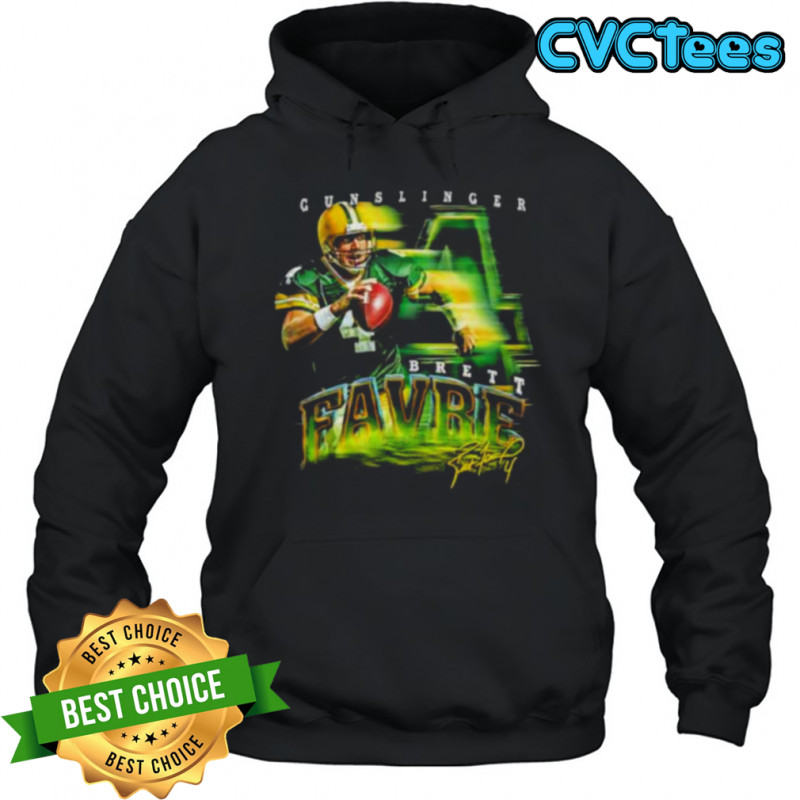 Brett Favre Green Bay Packers grunge signature shirt Hoodie