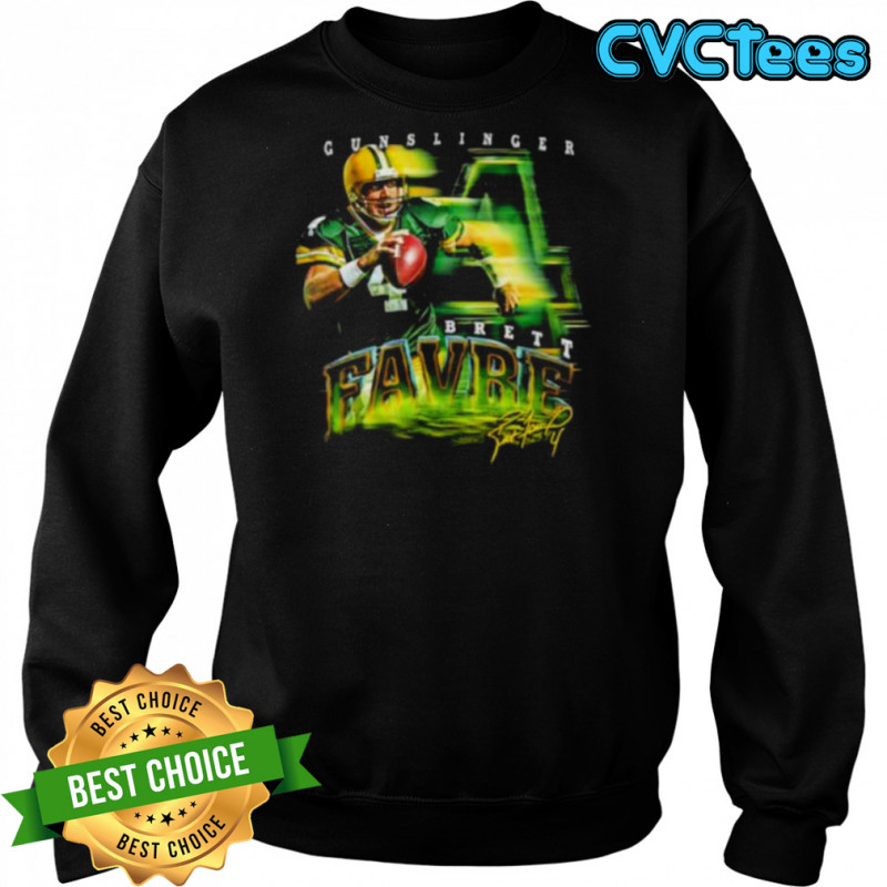 Brett Favre Green Bay Packers grunge signature shirt Sweatshirt