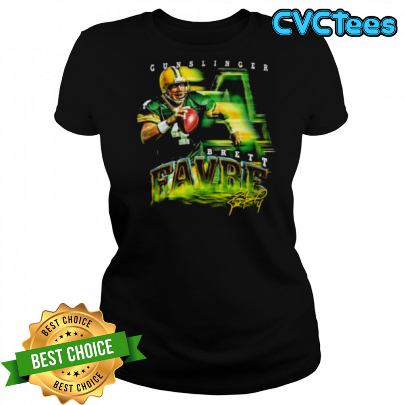 Brett Favre Green Bay Packers grunge signature shirt Women's T-shirt