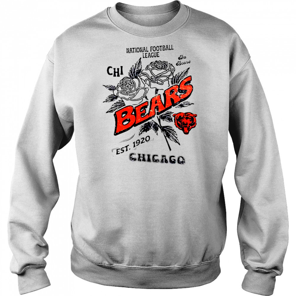 Chicago Bears Rose National Football League Est 1920 T-Shirt Hoodie