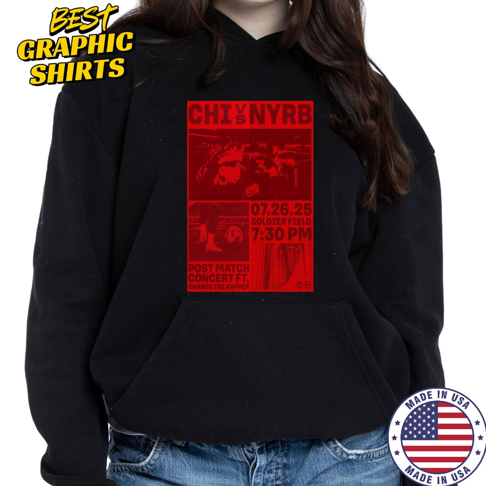 Chicago Nation vs. New York Braveheart Poster July 26 2025 Chicago T-Shirt Sweatshirt