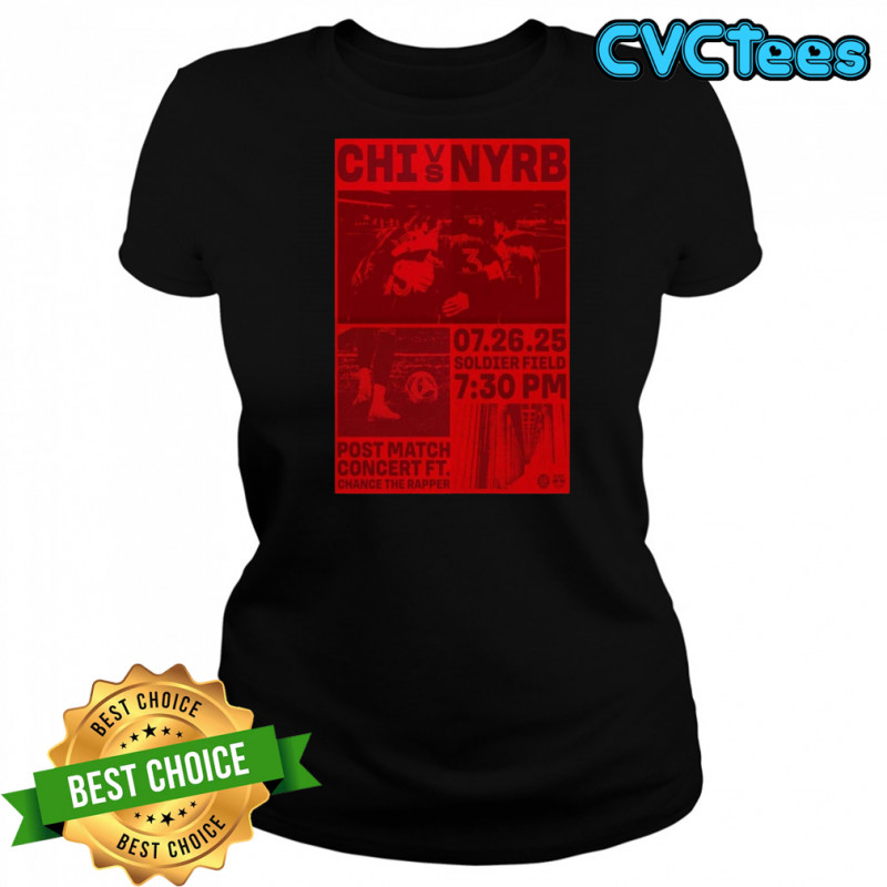 Chicago Nation vs. New York Braveheart Poster July 26 2025 Chicago T-Shirt Women's T-shirt