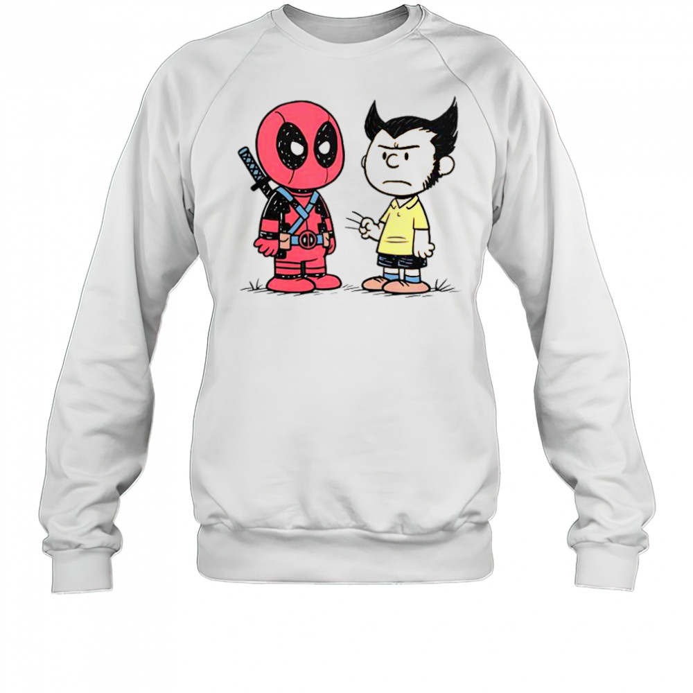 Deadpool And Wolverine Angry Boys Peanuts T-Shirt Sweatshirt