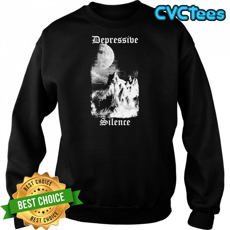 Depressive Silence Mourning T-shirt Sweatshirt