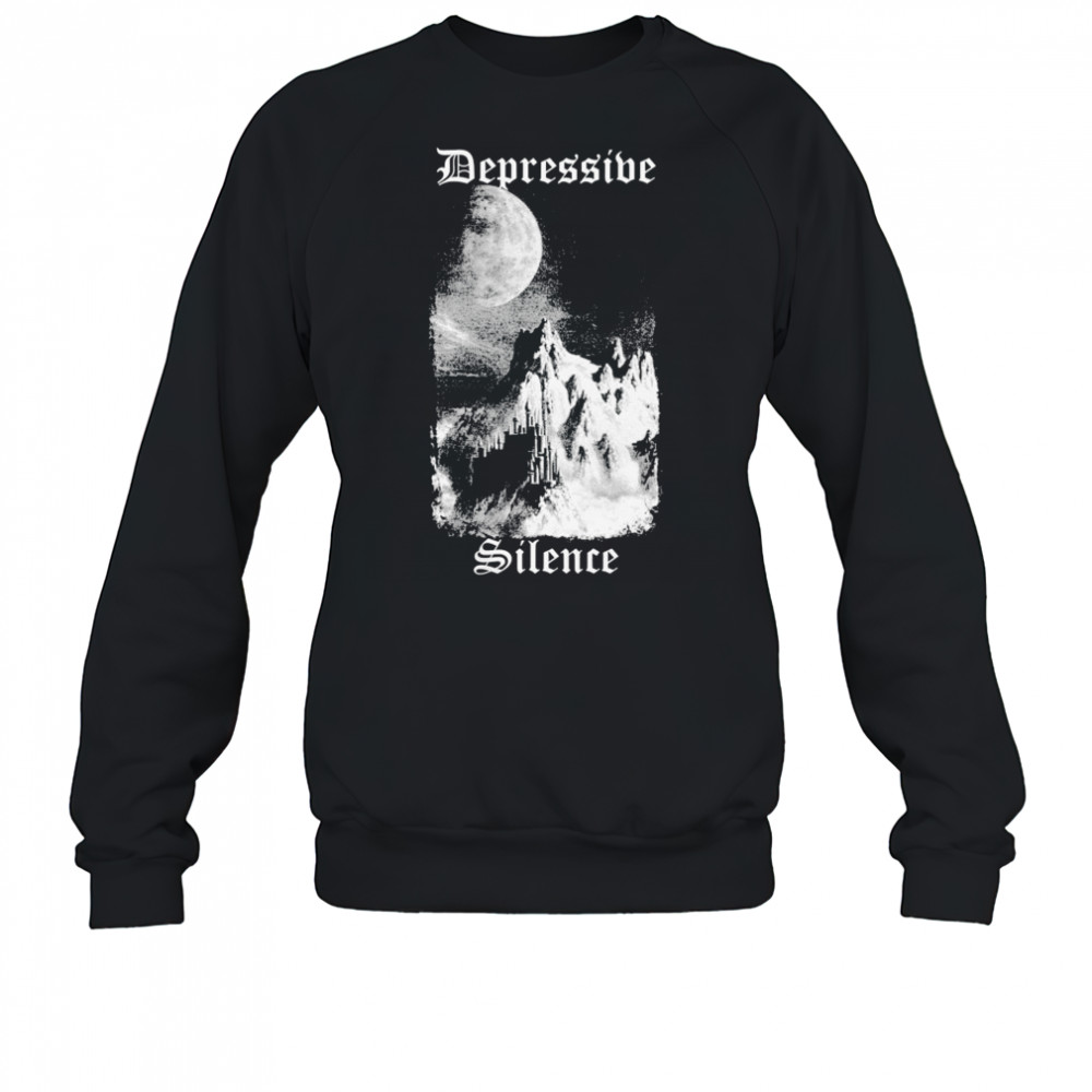 Depressive Silence Mourning T-shirt Sweatshirt