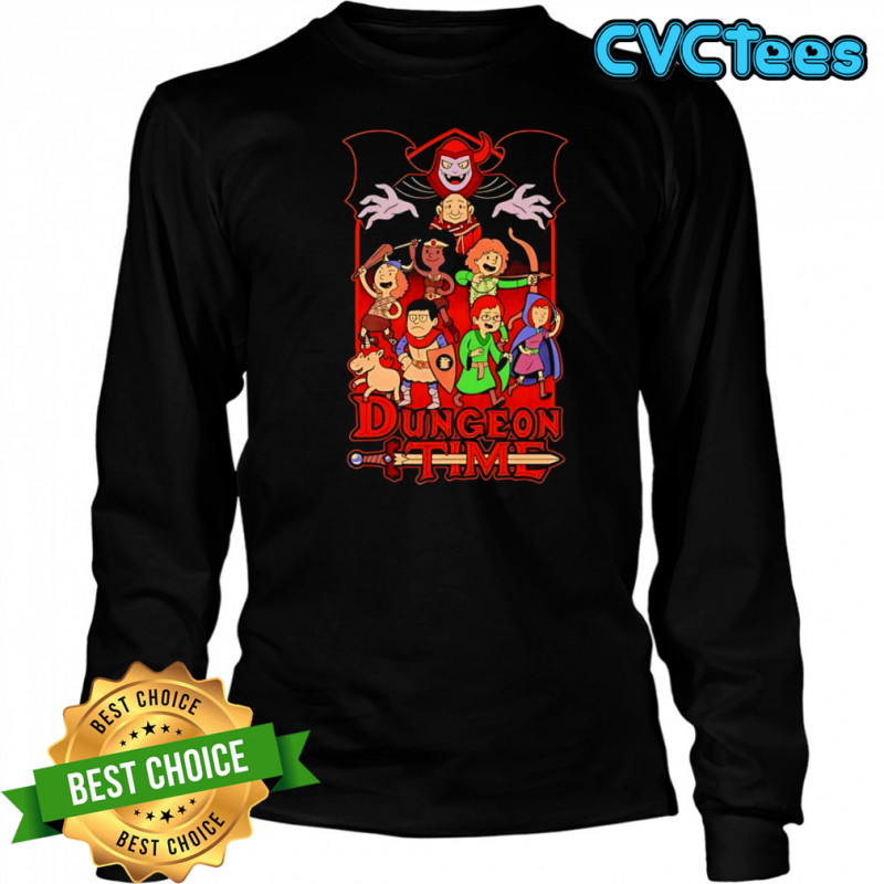Dungeon Time Animation RPG Adventure Time shirt Long Sleeved
